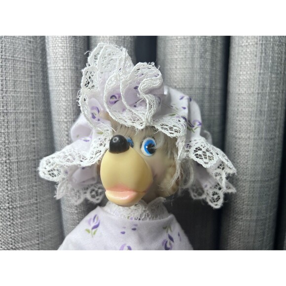 VTG 3 Dolls In 1 Little Red Riding Hood Grandma Wolf Handmade Doll 21 Inch - Picture 10 of 15